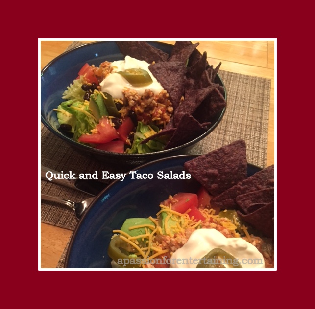 Quick and Easy Taco Salads