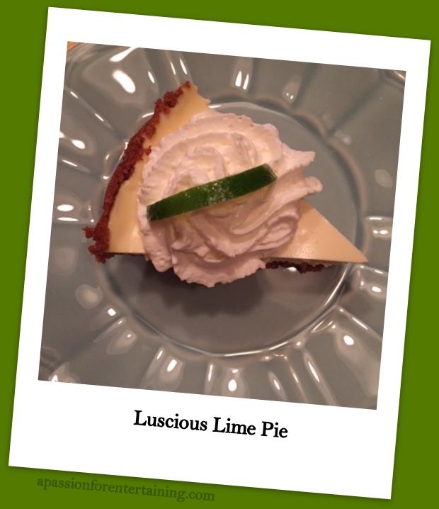 luscious lime pie