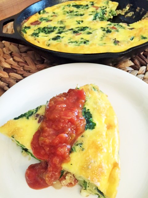 Frittata with Salsa · A Passion for Entertaining